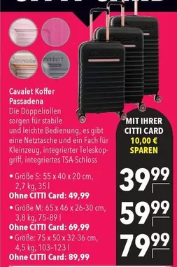 Cavalet Koffer Passadena