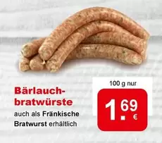 Bärlauch-bratwürste