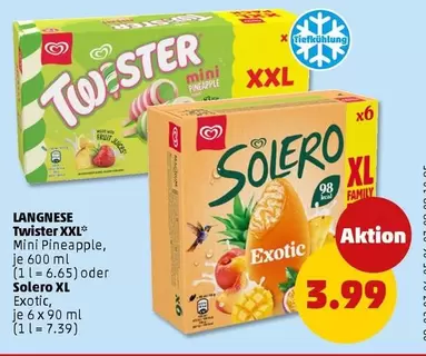 Twister - Mini Pineapple XXL oder Solero XL Exotic