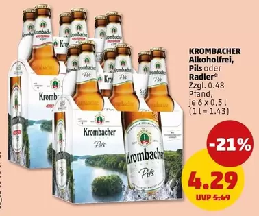 Krombacher - Alkoholfrei, Pils oder Radler