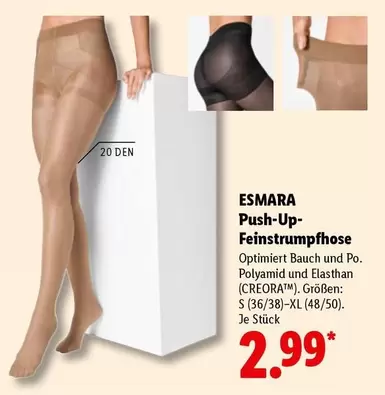 Push-Up-Feinstrumpfhose