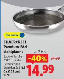 Premium-Edelstahlpfanne