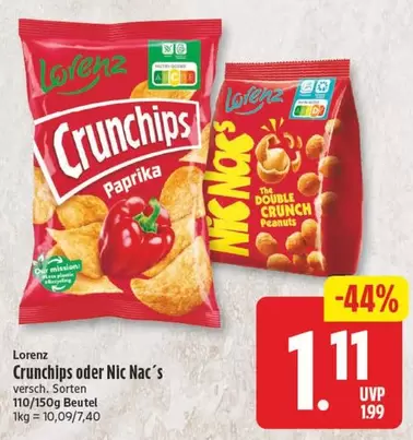 Crunch - ips oder Nic Nac's