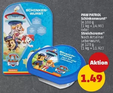 Paw Patrol - Schinkenwurst or Streichcreme