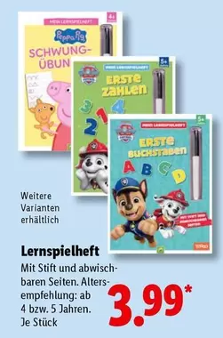 Paw Patrol - Lernspielheft