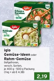 Gemüse-Ideen oder Rahm-Gemüse