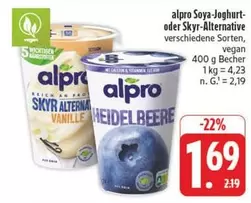 Soya-Joghurt oder Skyr-Alternative