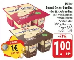 Doppel-Decker oder Wackel Pudding