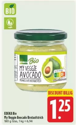 Bio - My Veggie Avocado Brotaufstrich