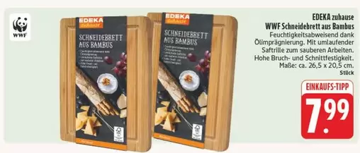 WWF Schneidebrett aus Bambus