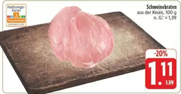 Schweinebraten aus der Keule