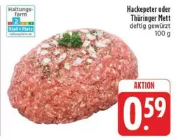 Hackepeter oder Thüringer Mett deftig gewürzt