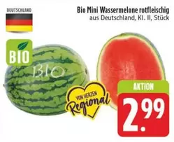Bio - Mini Wassermelone rotfleischig