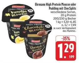 High Protein Mousse oder Pudding mit ChocSplits