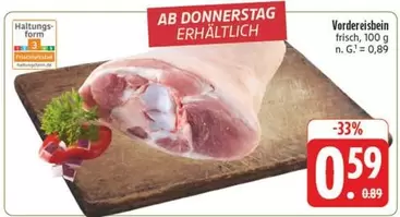 Vorderbeinscheibe