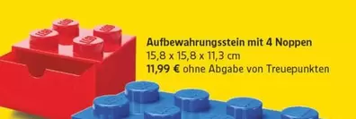 Aufbewahrungsstein mit 4 Noppen
