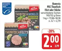 MSC Thunfisch Filet oder Stücke