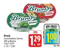 Brunch verschiedene Sorten