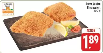 Puten Cordon Bleu paniert