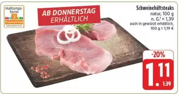 Schweinehüftsteaks