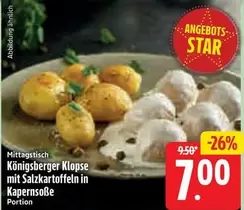 Königsberger Klopse Mit Salzkartoffeln In Kapernsoẞe