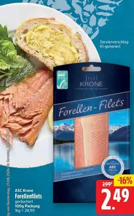 Krone - Forellenfilets