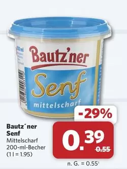 Senf Mittelscharf
