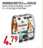 Krombacher - PILS oder RADLER