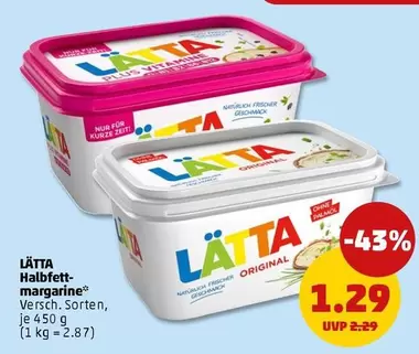 Halbfett-Margarine
