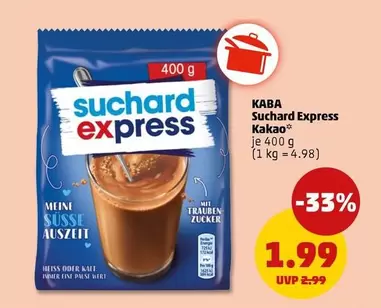 Wert - Suchard Express Kakao
