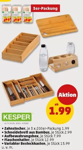 Zahnstocher, Schneidebrett, Aufbewahrungsbox, Flaschenhalter, Variabler Besteckkasten