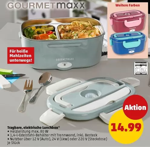 Tragbare, elektrische Lunchbox