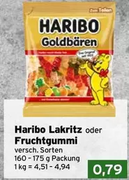 Haribo - Lakritz oder Fruchtgummi