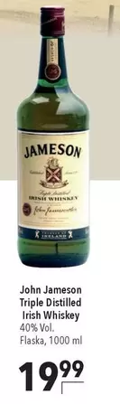Jameson - John Triple Distilled Irish Whiskey
