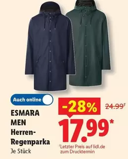 Herren-Regenparka