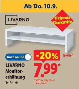 Monitorerhöhung