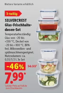 Glas-Frischhalte-dosen-Set