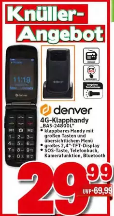4G-Klapphandy BAS-24800L