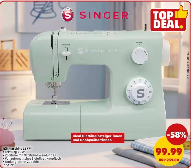 Singer - Nähmaschine 2277