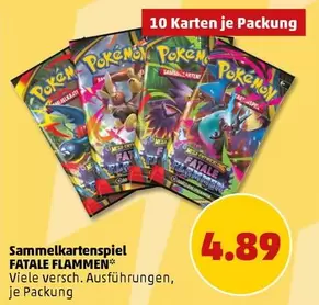Pokemon - Sammelkartenspiel FATALE FLAMMEN
