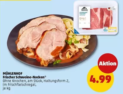 Frischer Schweine-Nacken