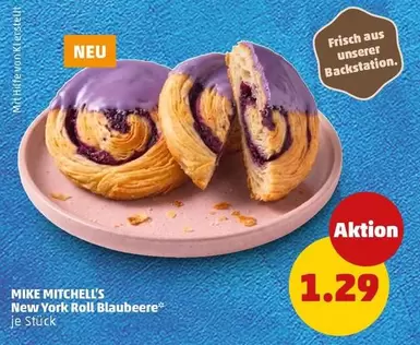 New York Roll Blaubeere