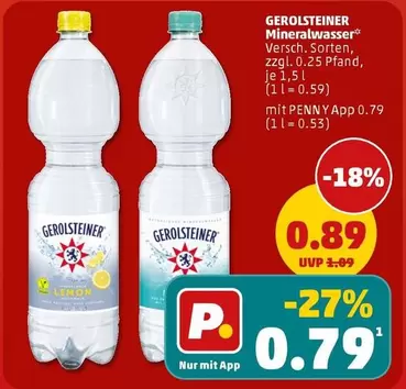 Gerolsteiner - Mineralwasser