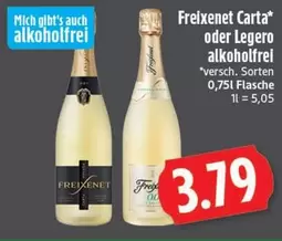 Freixenet - Carta oder Legero alkoholfrei