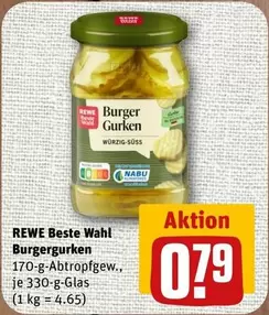 Wahl - Burger Gurken Würzigsüß