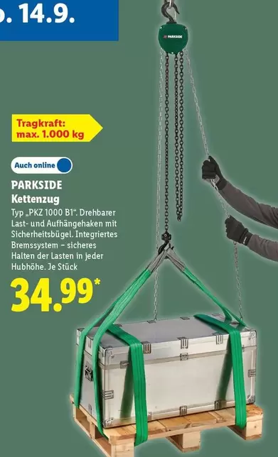 Kettenszug Typ: JPKZ 1000 B1