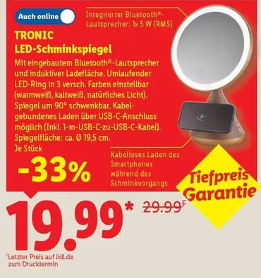 LED-Schminkspiegel