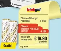 Bitburger -  Pils Stubbi