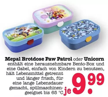 Paw Patrol - Mepal Brotdose oder Unicorn