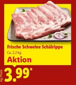 Frische Schweine Schälrippe